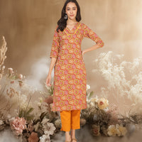 Sunrise Charm Printed Kurta