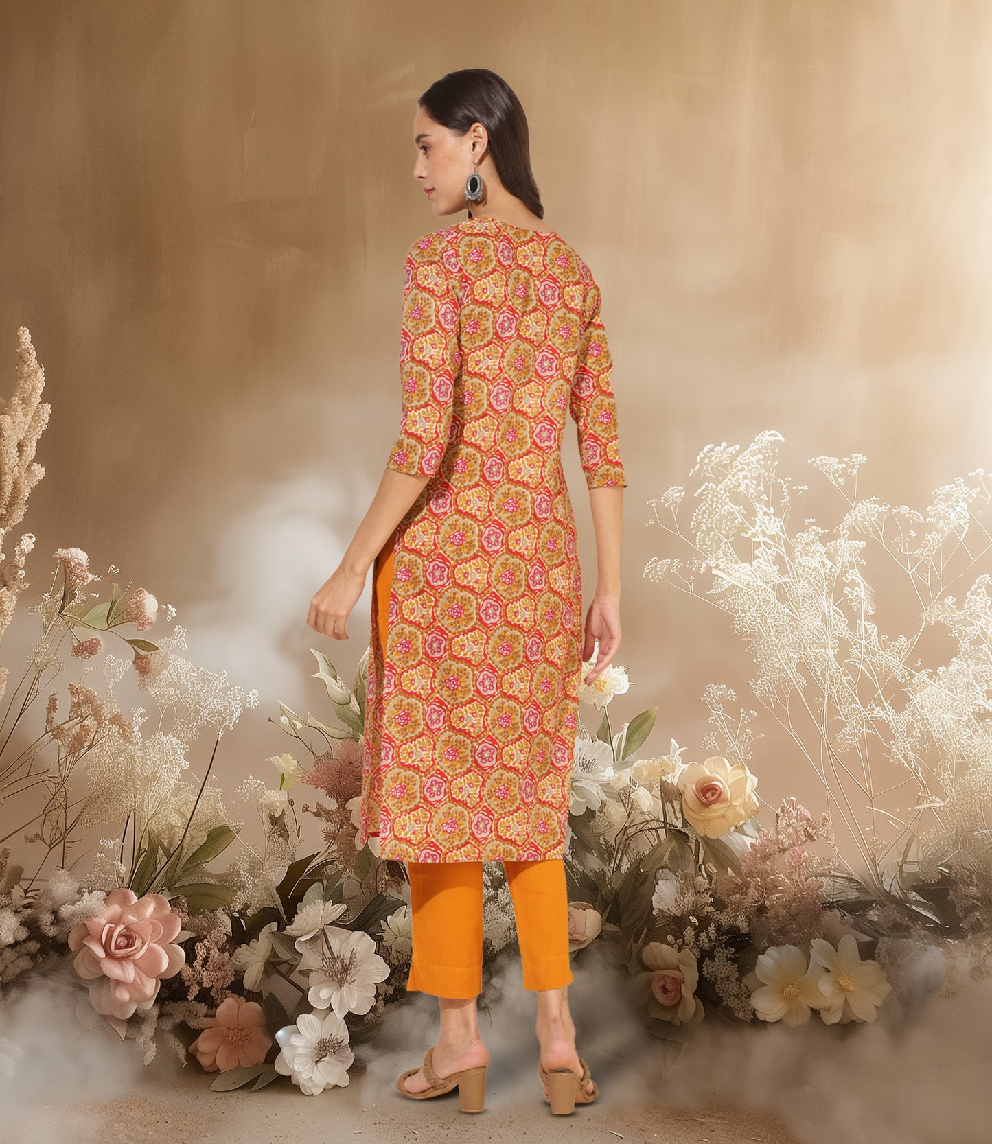 Sunrise Charm Printed Kurta