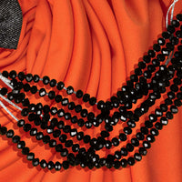 Black Crystal Statement Jewellery Set
