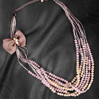 Silver Crystal Statement Necklace